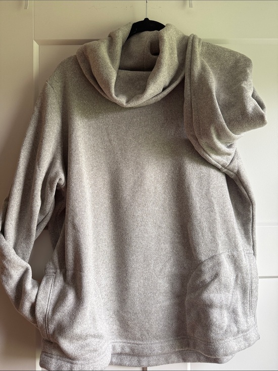 L.L. Bean Sweaters - L.L. Bean Light Gray Cowl-Neck Sweater
